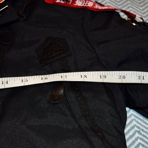 Alpha Industries ❄️ 😍 Polar Jacket ❄️ 😍ALL BLACK Size M - Picture 12 of 13